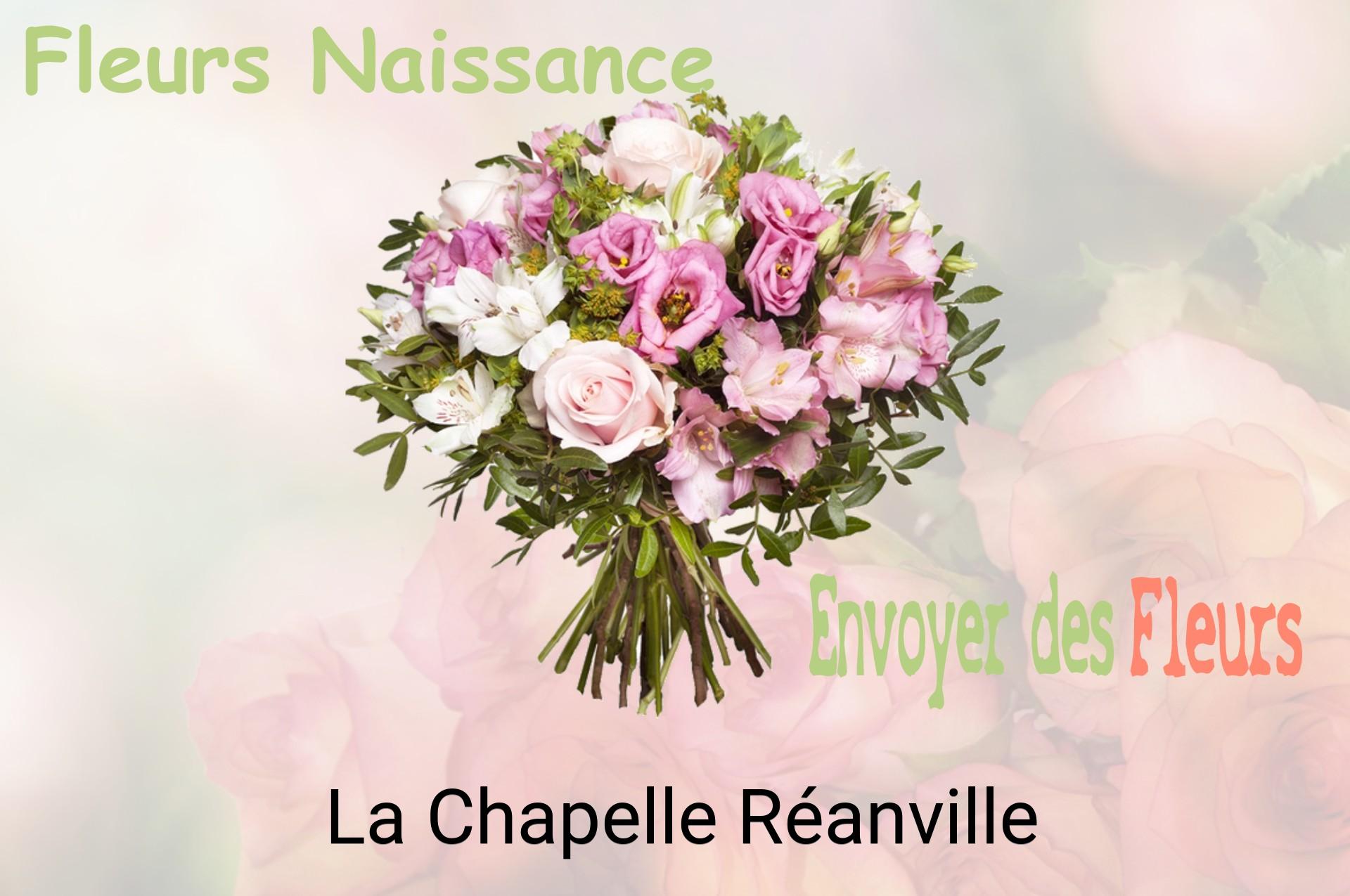 Bouquet de fleurs de naissance livré à La Chapelle-Réanville