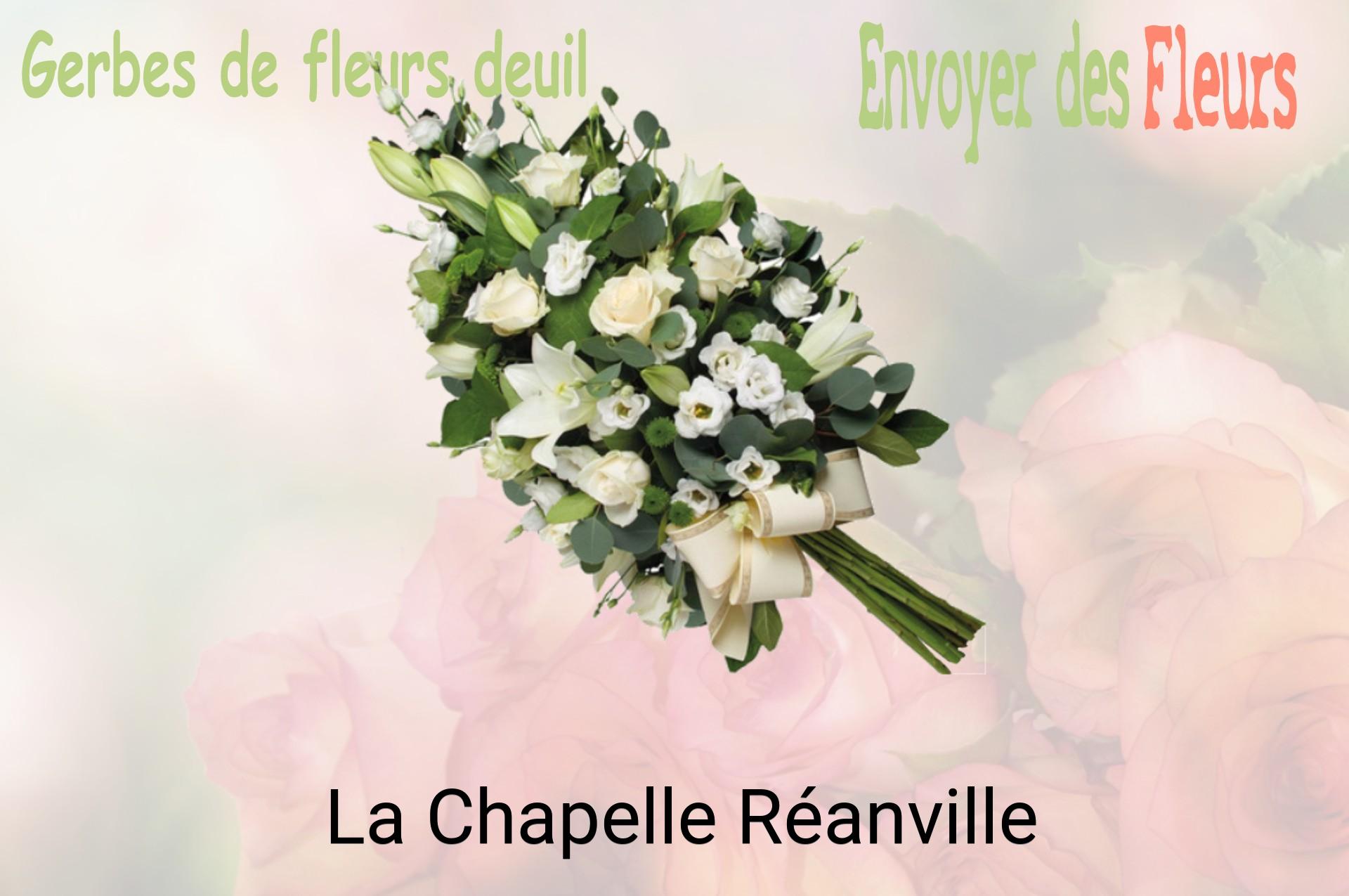 Gerbe de fleurs de deuil livrée à La Chapelle-Réanville